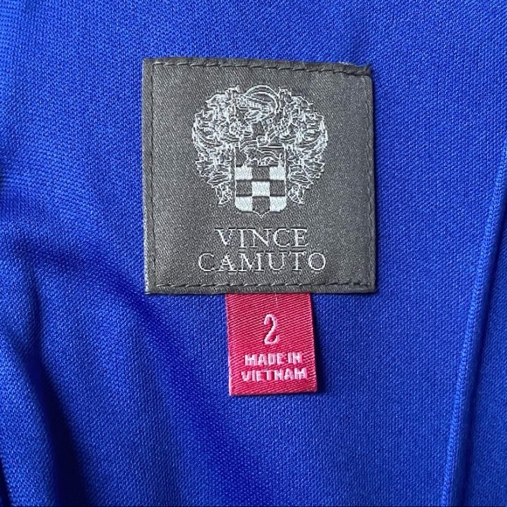 Vince Camuto Floral Print Scuba Fit n Flare Dress - Picture 3 of 3